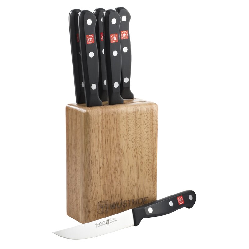 Wusthof Gourmet 7 Piece Knife Block Set & Reviews Wayfair